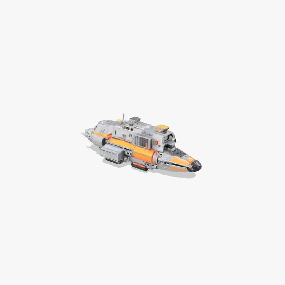 Cargo Transport Spaceship Industrial Model Pack